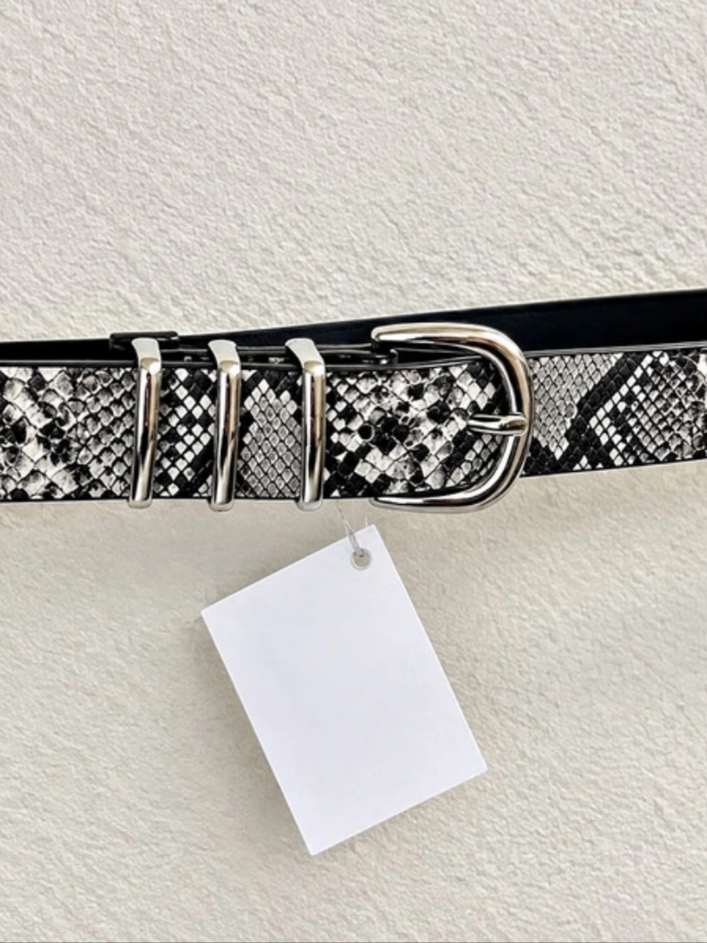 ZARA Snake Print Belt